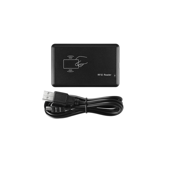 Picture of Prox/Rfid 125 KHz card and keyfob reader USB 125 KHZ. RFIDREADER