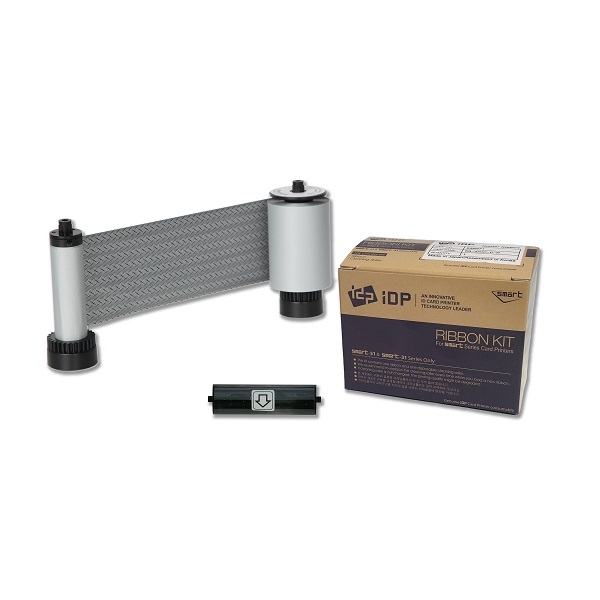 Picture of Smart-30S/Smart-30D/Smart-50S/Smart-50D grey/SCRATCH OFF without overlay ribbon/dye film (K) - 1200 print. Smart 55650666 / 650666 SIADC-P-SO.