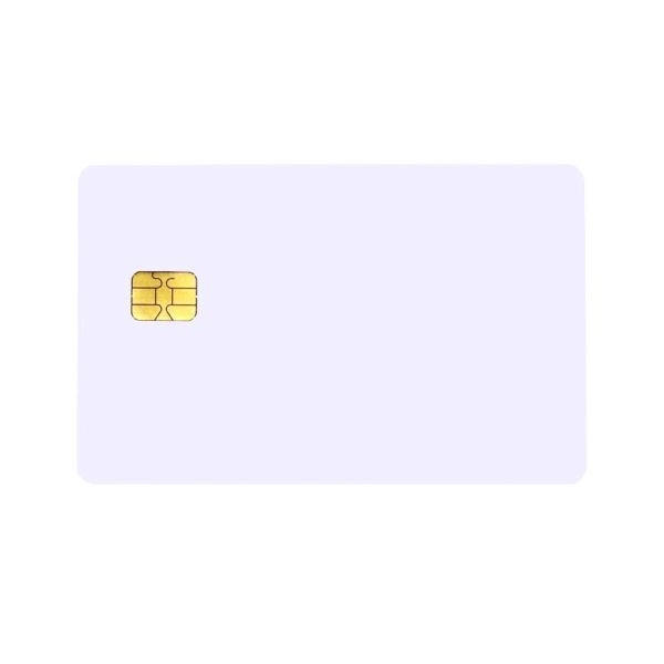 Bild von FM 5542/ SLE 5542 Contact Chip Blank White Plastic Cards - CR80. 70102073 (DE,SE,NO,FI,RO,PL)