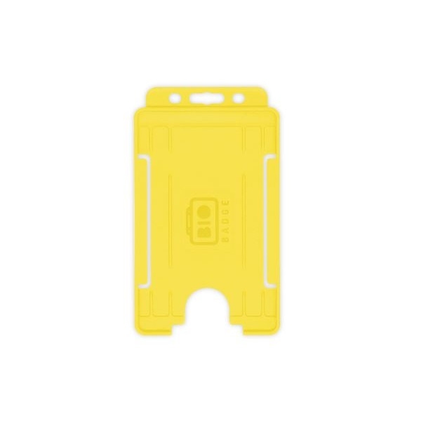 Billede af Bio Kortholder/bæreetui åben front plast gul (lodret/vertikal/portrait). 60270477