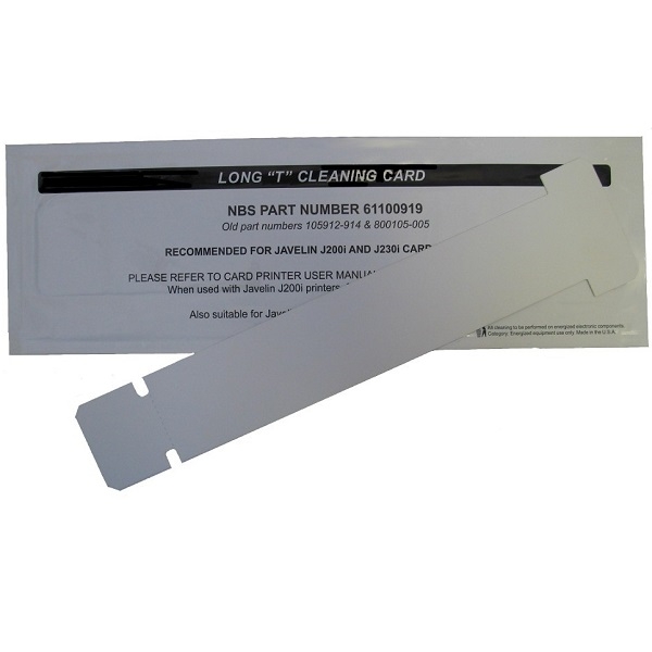 Bild på Zebra / Javelin 800105-003 / 800105-005 Card Printer Cleaning Card. 800105-005 / 800105-003 (DE,SE,NO,FI,RO,PL)
