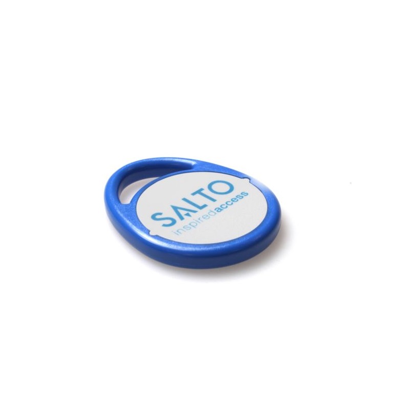Bild von Blue key fob Salto Space MIFARE® PFM04KB 4KB 7 byte UID. Keyfob. 70102072 (DE,SE,NO,FI,RO,PL)