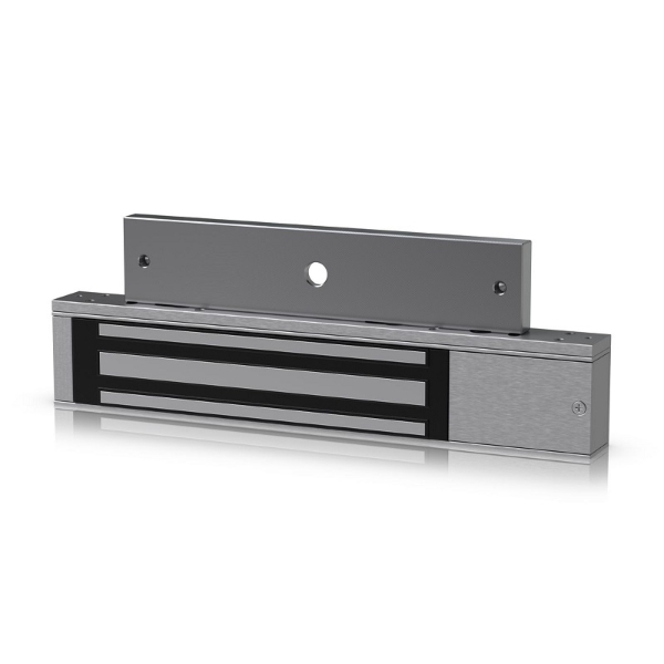 Bild på Ubiquiti UniFi Magnetic Lock holds up to 540 kg. Fail-safe magnetic lock for inswing and outswing doors that connects to a UniFi Access Hub. UA-LOCK-MAGNETIC-540KG (DE,SE,NO,FI,RO,PL)