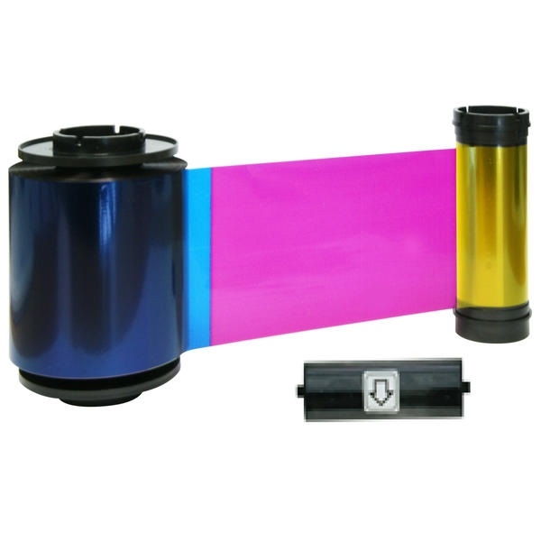 Picture of Smart-81 4 color ribbon/dye film (YMCK) - 500 print. Smart 55659896 / 659896.