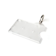 Bild von Card holder / carrying case rigid plastic with key ring attachment (horizontal / landscape). 60270228 (DE,SE,NO,FI,RO,PL)