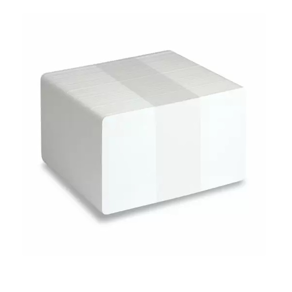 Billede af Blanke berøringsfrie MIFARE DESFIRE® 2K EV3 hvide plastkort - CR80. 70102054EV3K2