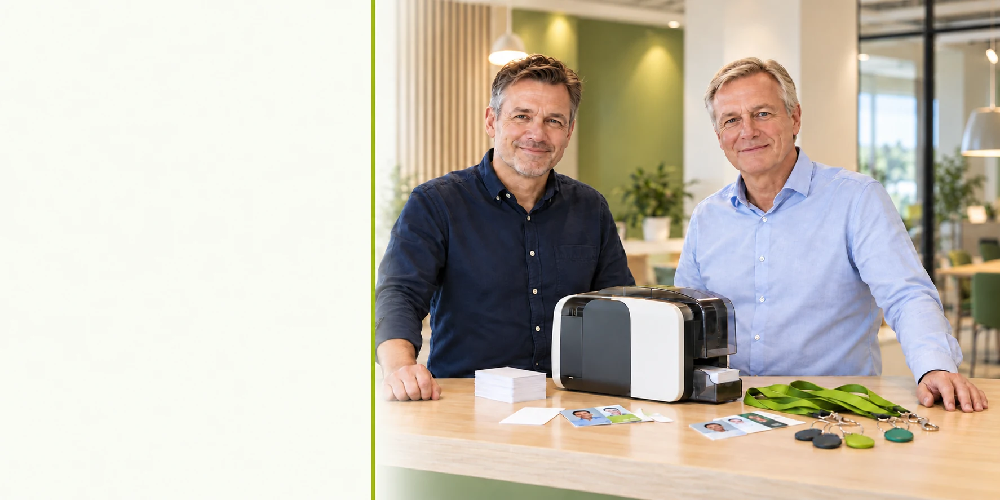 NORDANO kortprinter, plastkort og RFID-tilbehør